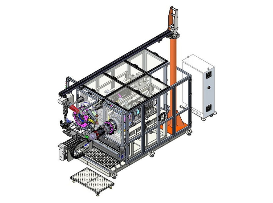 GMW CIF-4F STATOR COIL & WEDGE INSERTION & INTER-PHASE FORMING INTEGRATION MACHINE